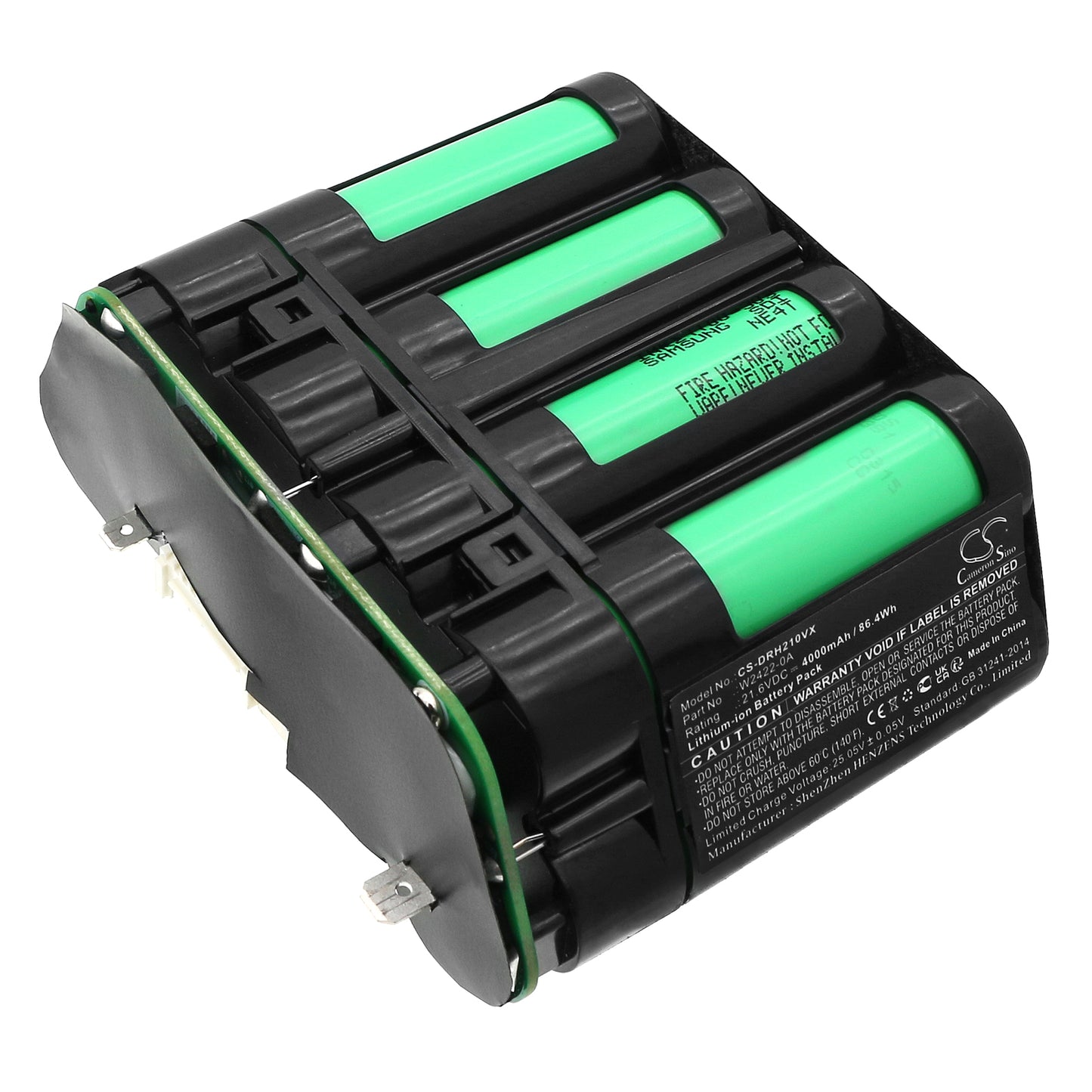 CS-DRH210VX Replacement Battery – Compatible with H20 ULTRA, H20 Ultra Station