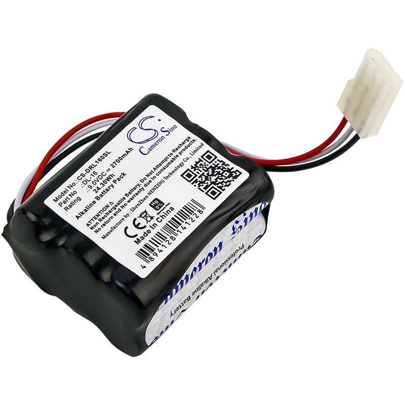 9V 2700mAh/24.30Wh Alkaline Door Lock Battery for Kaba Ilco