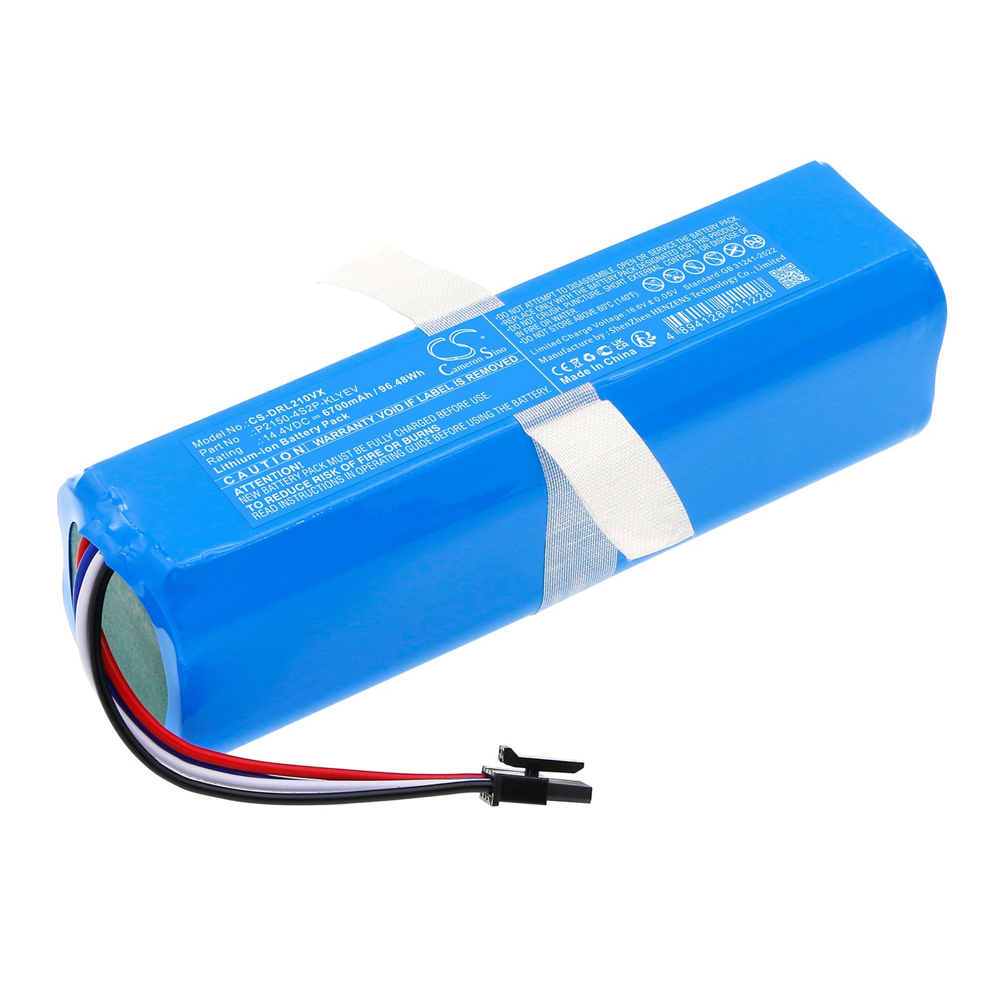 CS-DRL210VX Replacement Battery – Compatible with Bot L10s Ultra Gen2, Bot X30 Ultra, L10s Ultra Gen2, RLL32SE, RLX41CE, RLX56C, X30 Ultra