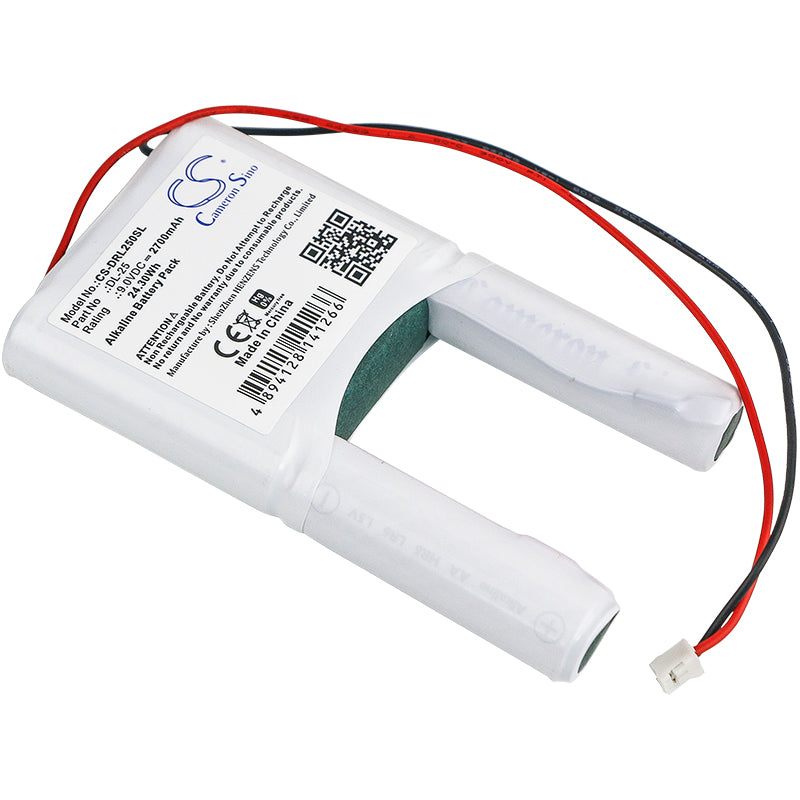9V 2700mAh/24.30Wh Alkaline Door Lock Battery for Vingcard