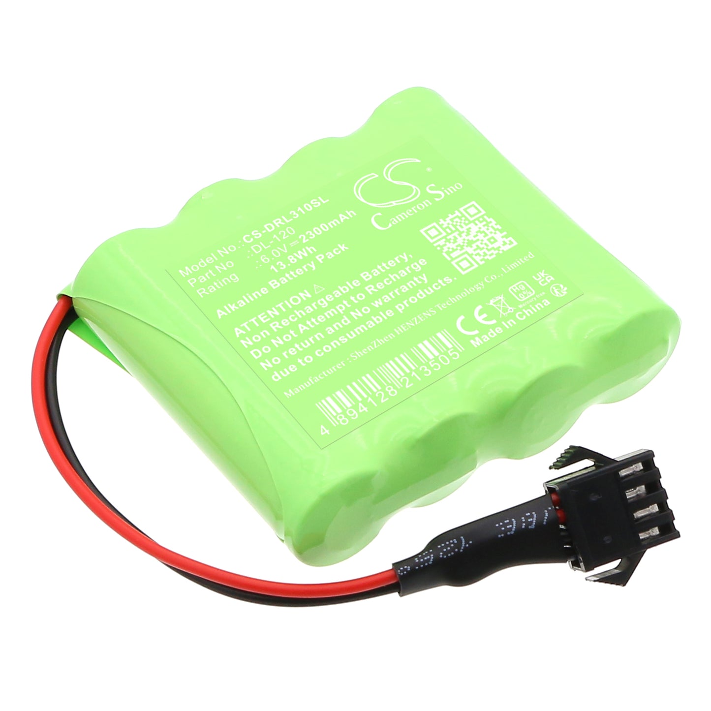 CS-DRL310SL Replacement Battery – Alkaline 6.0 2300mAh / 13.8Wh