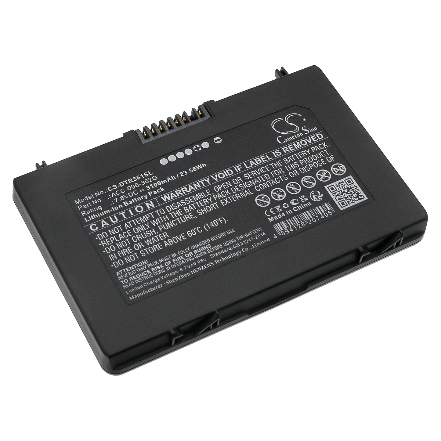 CS-DTR361SL Replacement Battery – Compatible with DT361AD, DT361AM, DT361DM