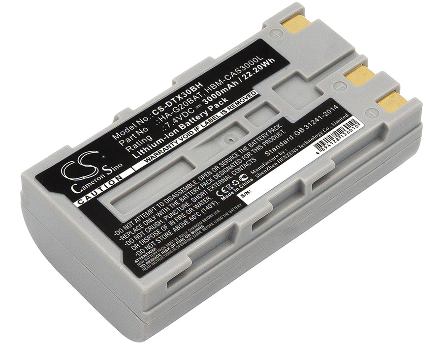 7.4V 3000mAh/22.20Wh Li-ion Barcode/Scanner Battery for Casio