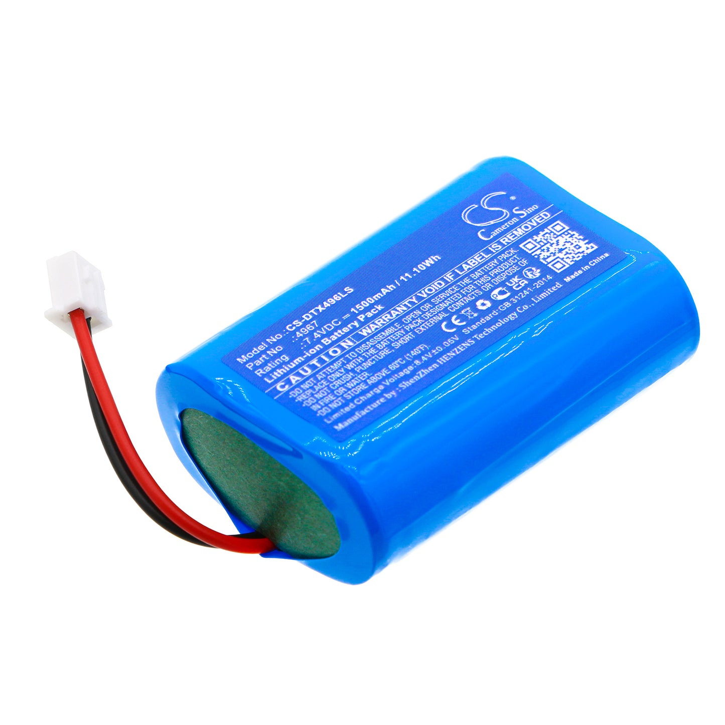 CS-DTX496LS Replacement Battery – Compatible with FLASHground, FLASHwall