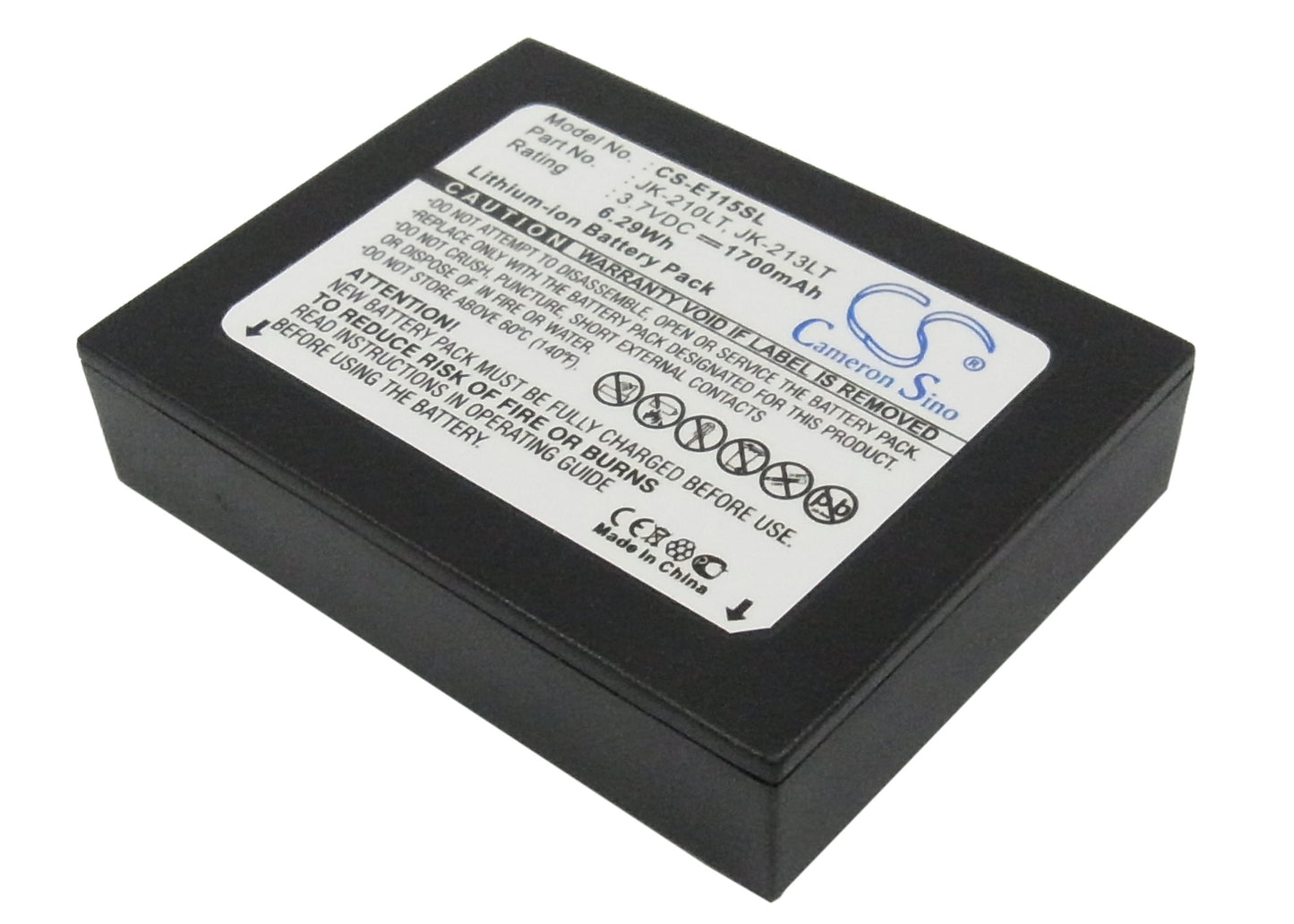 3.7V 1700mAh Li-ion PDA/Pocket PC Battery for Casio