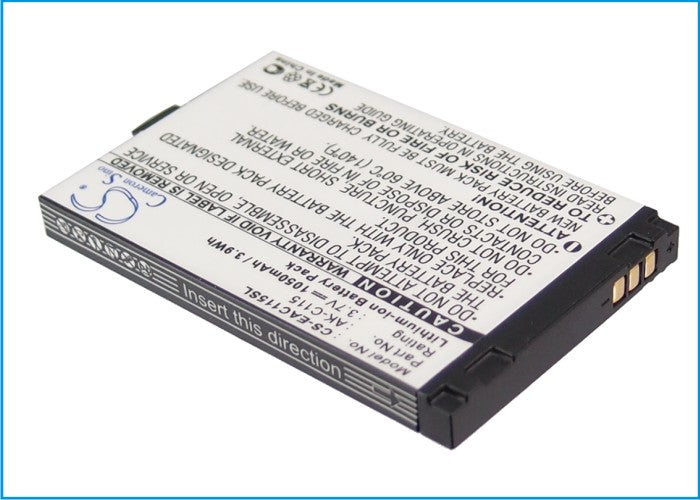 3.7V 1050mAh/3.89Wh Li-ion Mobile/SmartPhone Battery for Emporia