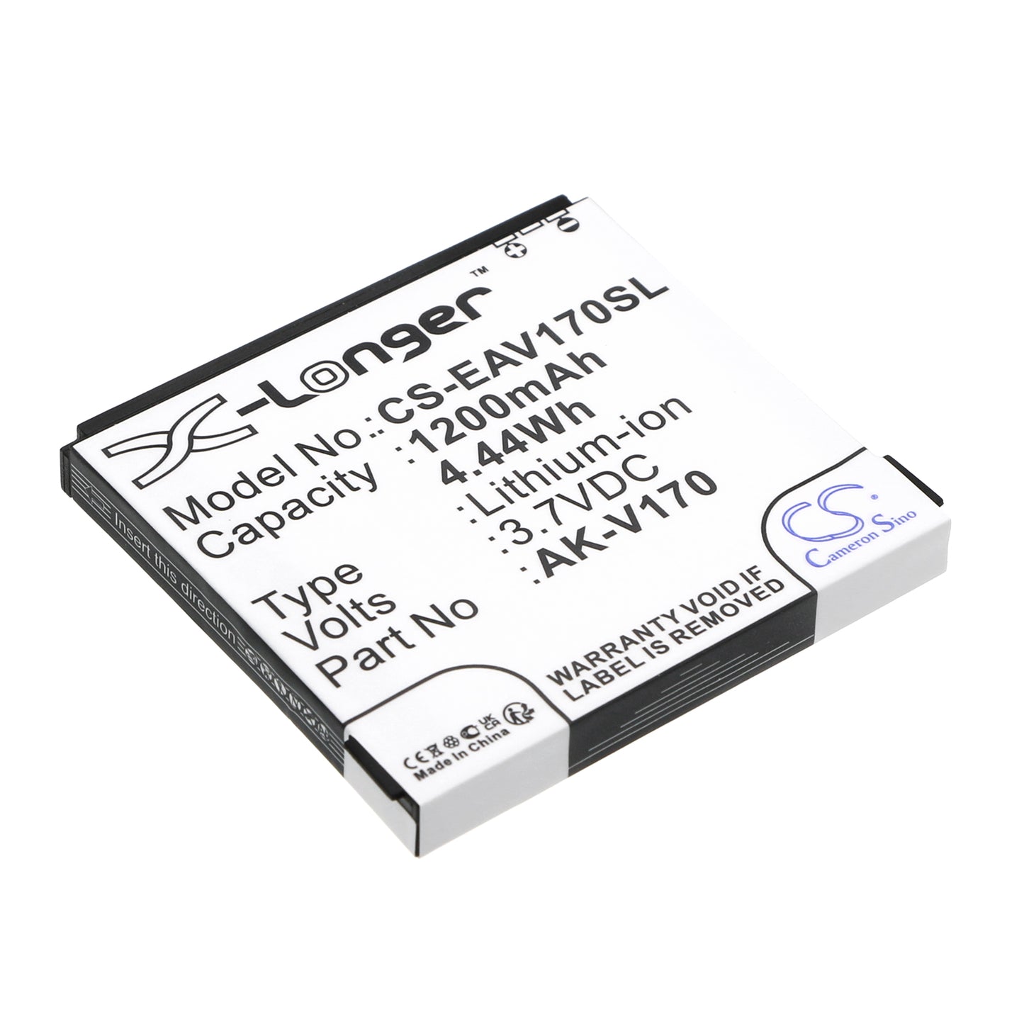 3.7V 1200mAh/4.44Wh Li-ion Mobile/SmartPhone Battery for Emporia