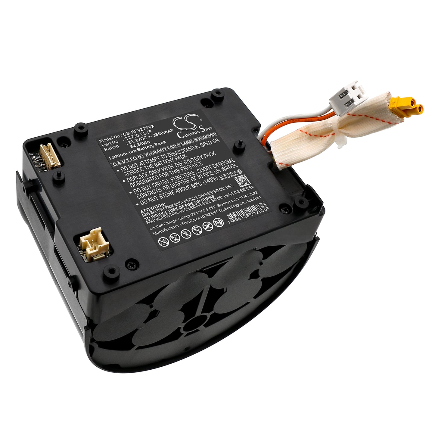 CS-EFV275VX Replacement Battery – Compatible with Mach V1 T2750 Wet & Dry, T2750G11