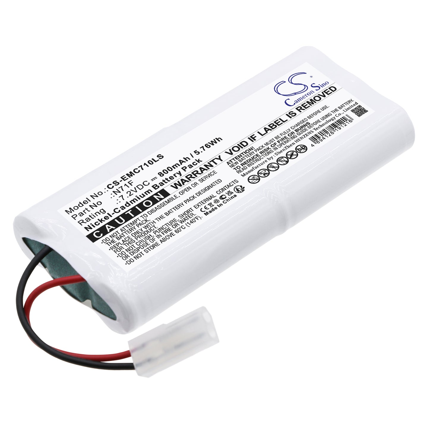 CS-EMC710LS Replacement Battery – Compatible with ECHL1RWW, ECHL2RWW, ELEDX2R4, ELEDX2RU, ELEDX2RUCPY, ERXL1WGCS, ERXL1WRCR, EVRXL2GWWU, EVRXL2RWWU, EXFL2GWWU, EXFL2RBB-U, EXFL2RWWU