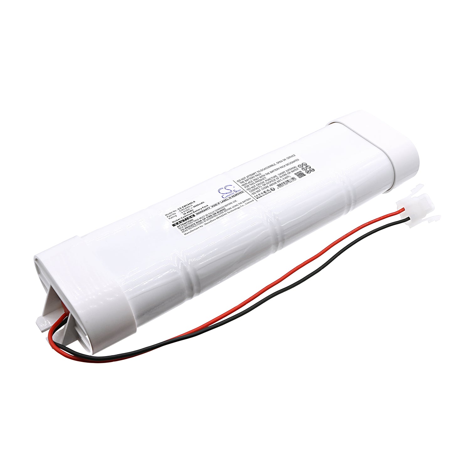 CS-EMC840LS Replacement Battery – Ni-CD 9.6 4000mAh / 38.4Wh