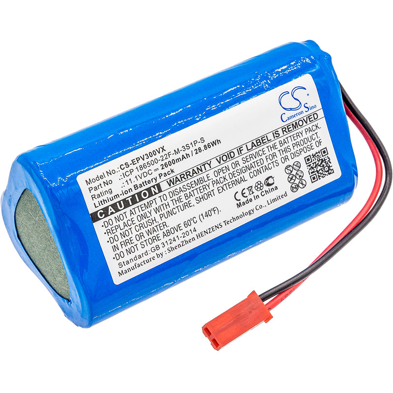 11.1V 2600mAh/28.86Wh Li-ion Vacuum Battery for Electropan