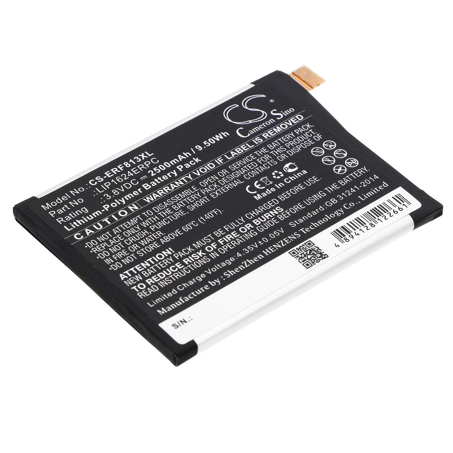 CS-ERF813XL Replacement Battery – Compatible with F8131, F8132, Xperia X Performance, Xperia X Performance TD-LTE Du