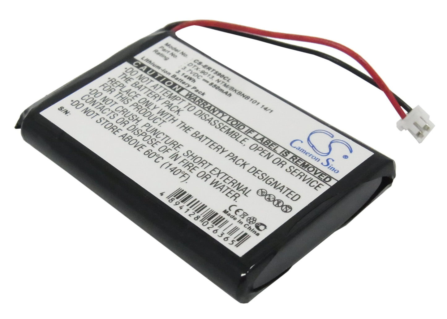 3.7V 850mAh Li-ion Cordless Phone Battery for Ericsson