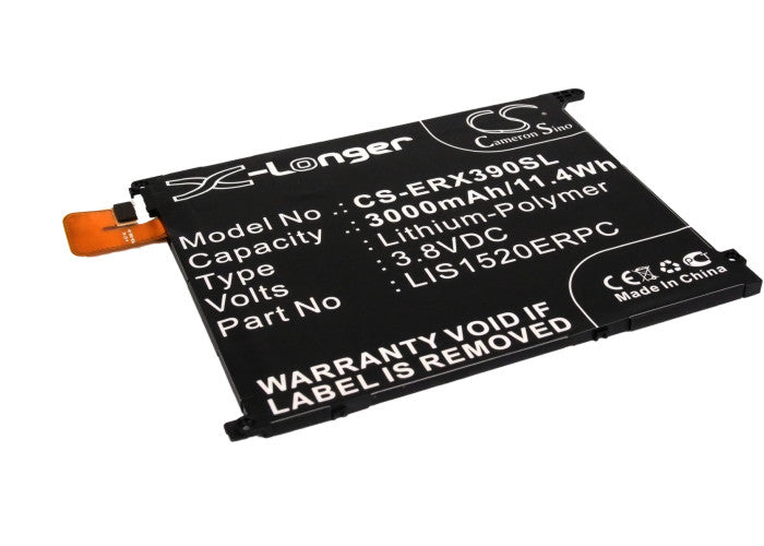 3.8V 3000mAh/11.4Wh Li-Polymer Mobile/SmartPhone Battery for Sony Ericsson