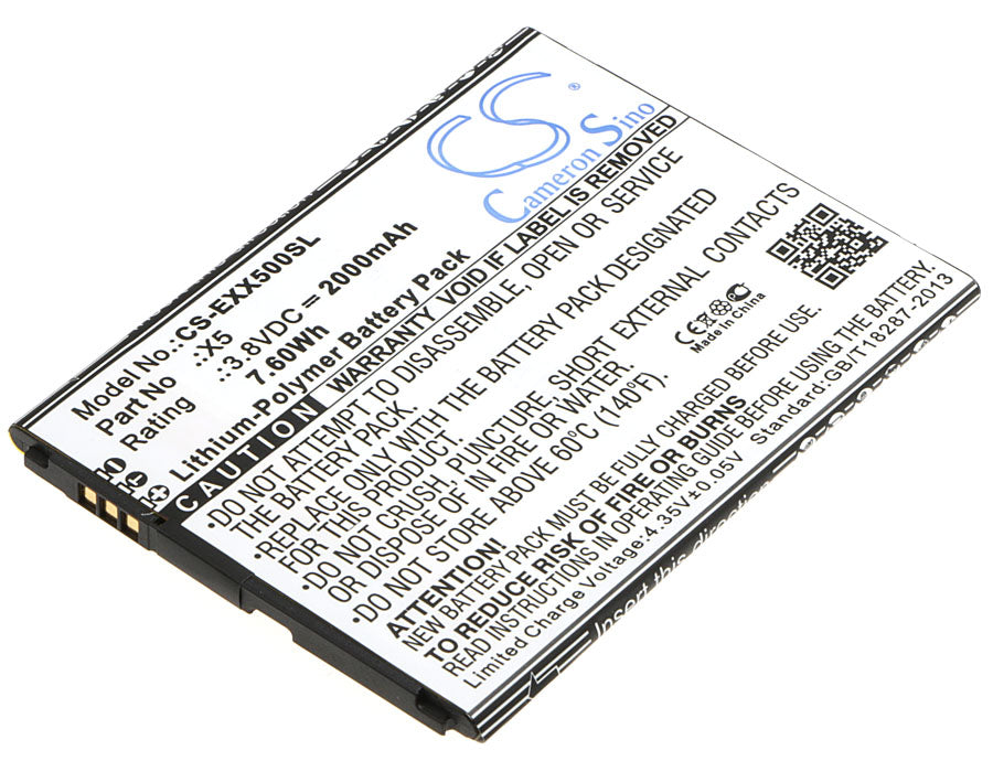 3.8VV 2000mAh/7.60Wh Li-Polymer Mobile/SmartPhone Battery for Explay