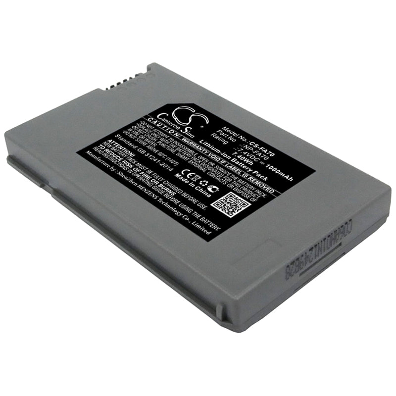 7.4V 1300mAh Li-ion Camera Battery for Sony