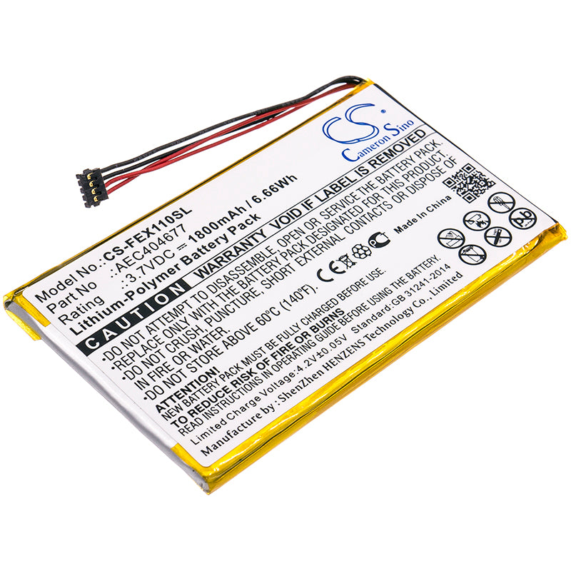 CS-FEX110SL Replacement Battery – Compatible with FX1221, X1 ii