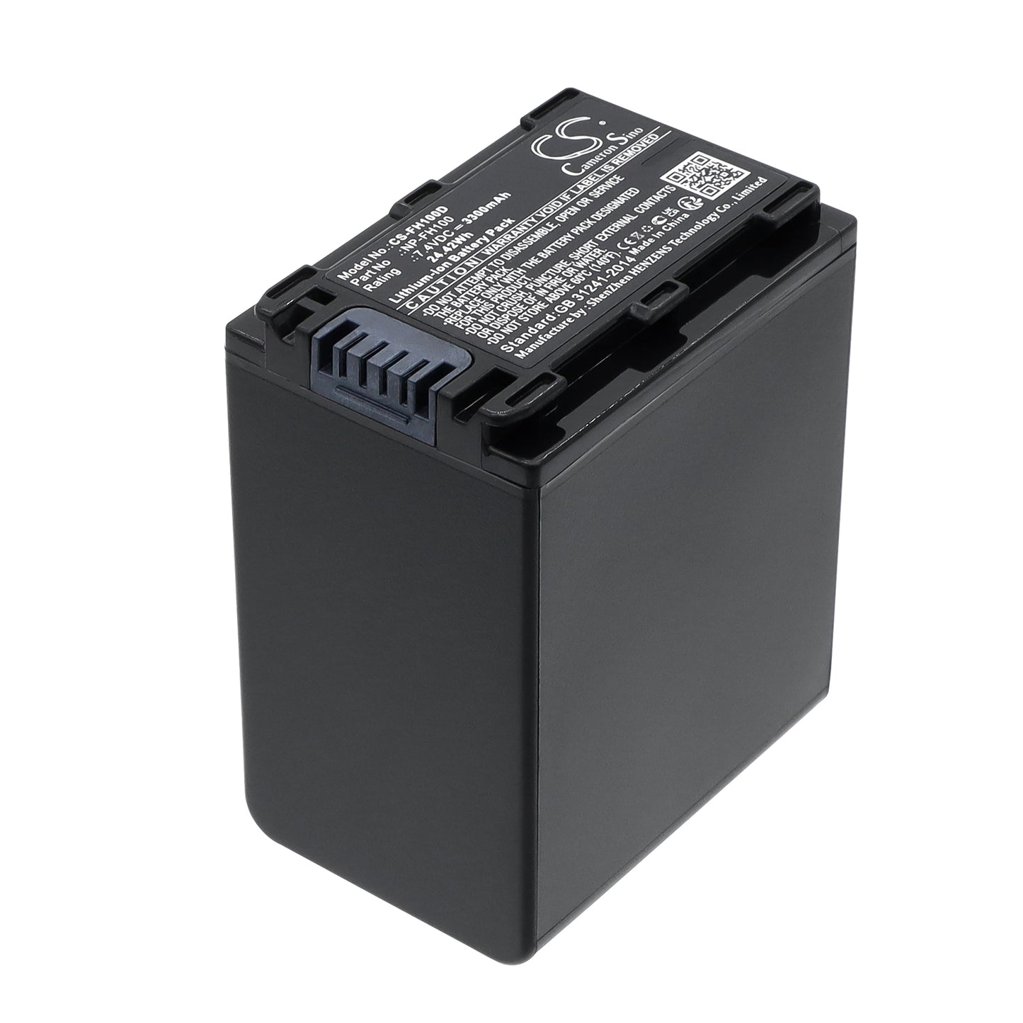 7.4V 3300mAh Li-ion Camera Battery for Sony