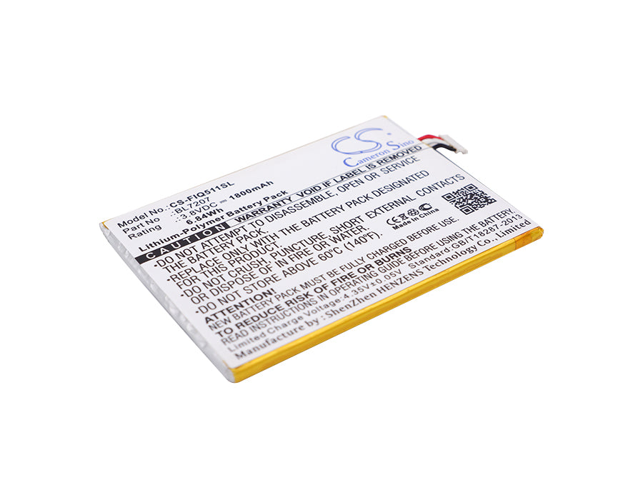 3.8V 1800mAh/6.84Wh Li-Polymer Mobile/SmartPhone Battery for Fly