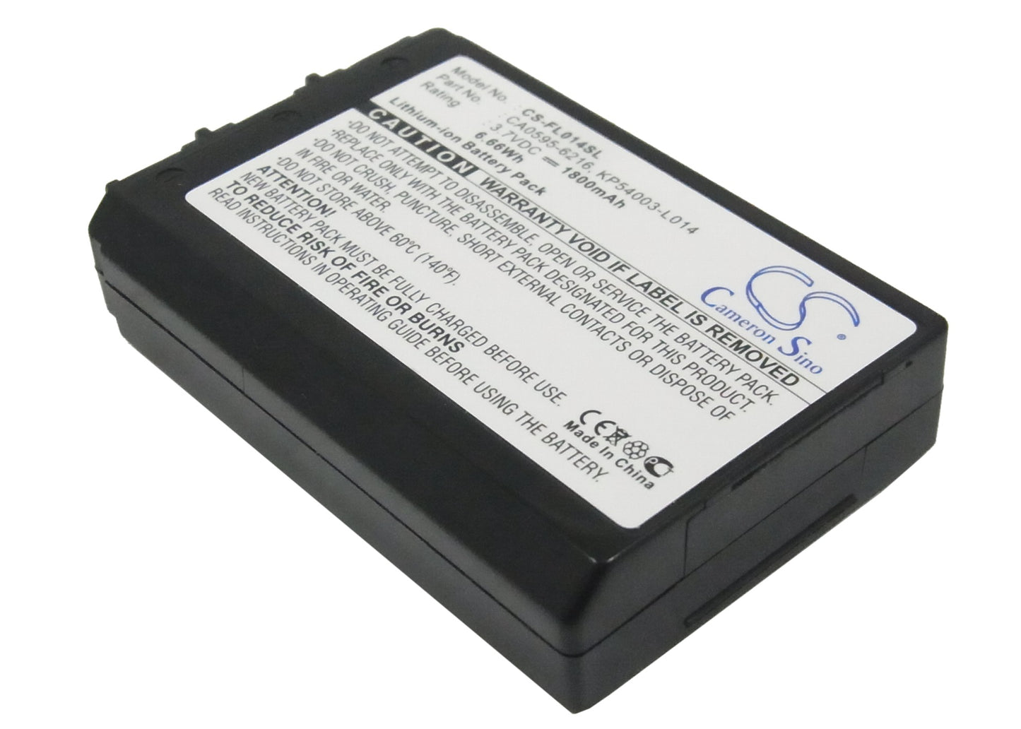 3.7V 1800mAh Li-ion Barcode/Scanner Battery for Fujitsu
