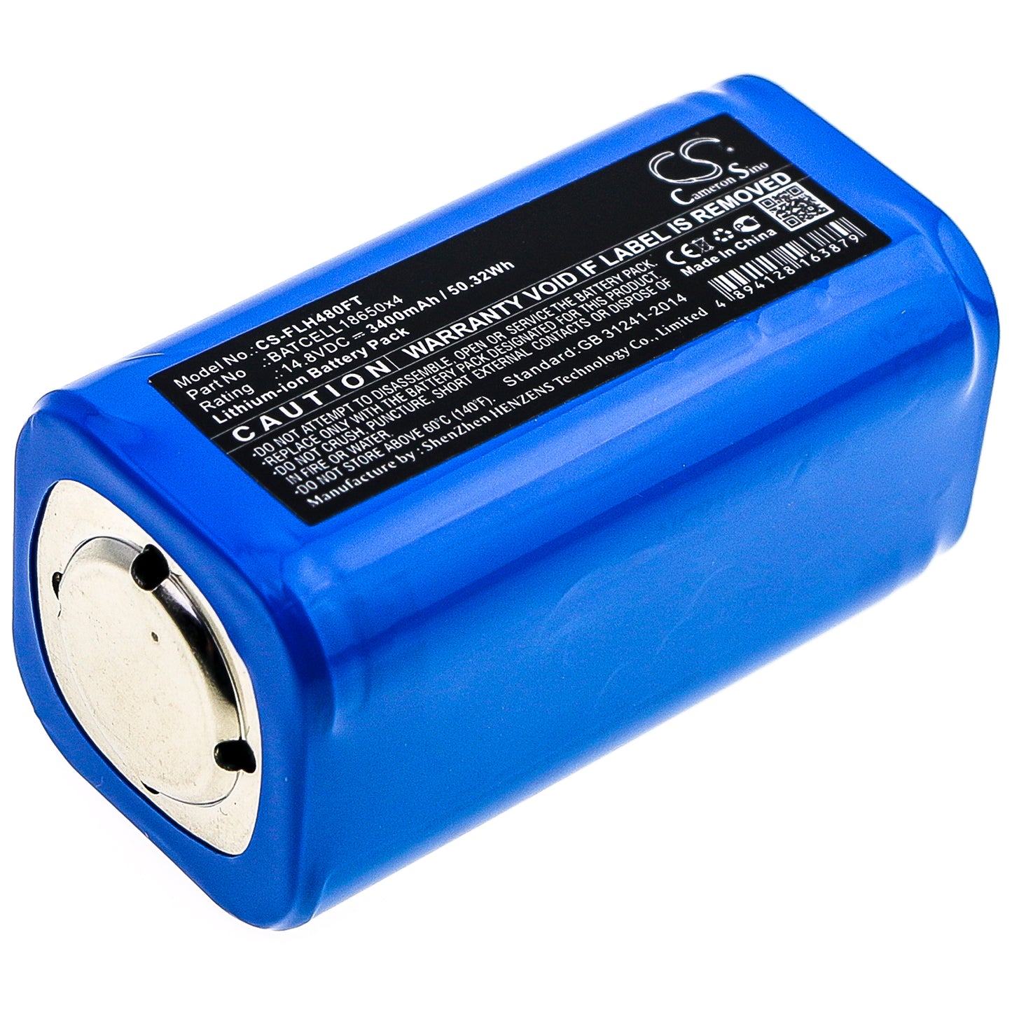 CS-FLH480FT Replacement Battery – Compatible with TL4000P, TL4500P, TL4800P, VL10000P, VL5800P, VL6500-TC, VL7200-TC, VL7500P, VL8000P-TC, VL8300P, VL9000P, VTL5500P, VTL8000P, VTL8000P-MAX