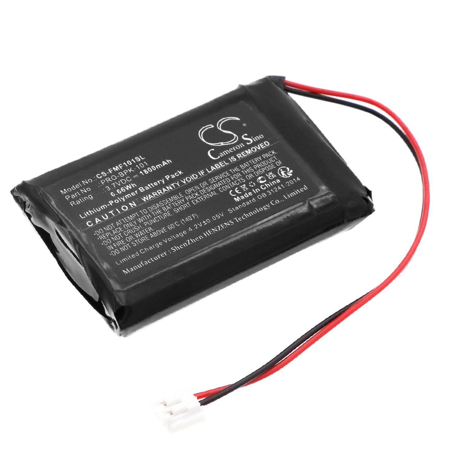 CS-FMF101SL Replacement Battery – Compatible with fender Acoustasonic, Fluence