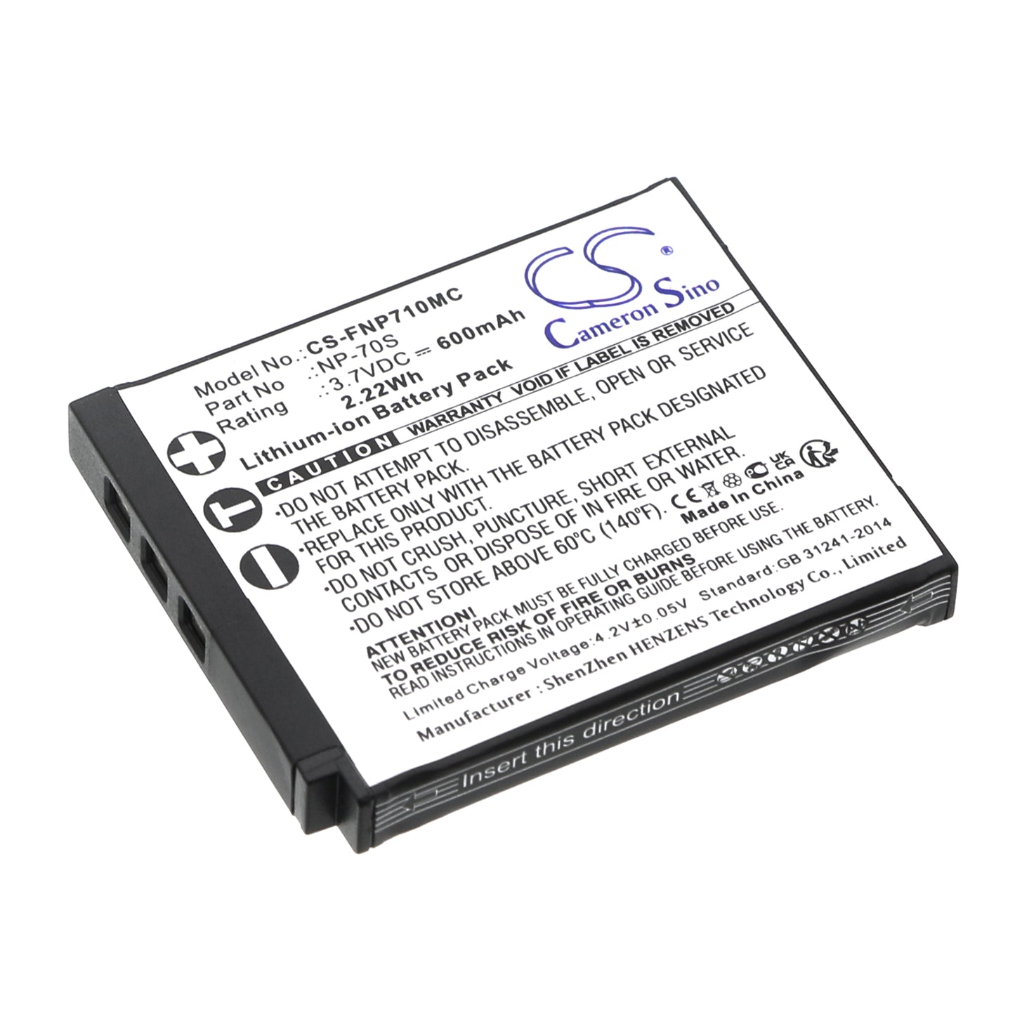 CS-FNP710MC Replacement Battery – Compatible with Instax Mini 99