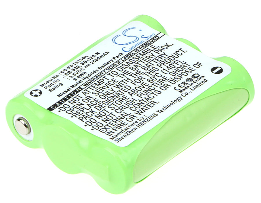 3.6V 2500mAh/9.0Wh Ni-MH Barcode/Scanner Battery for Falcon