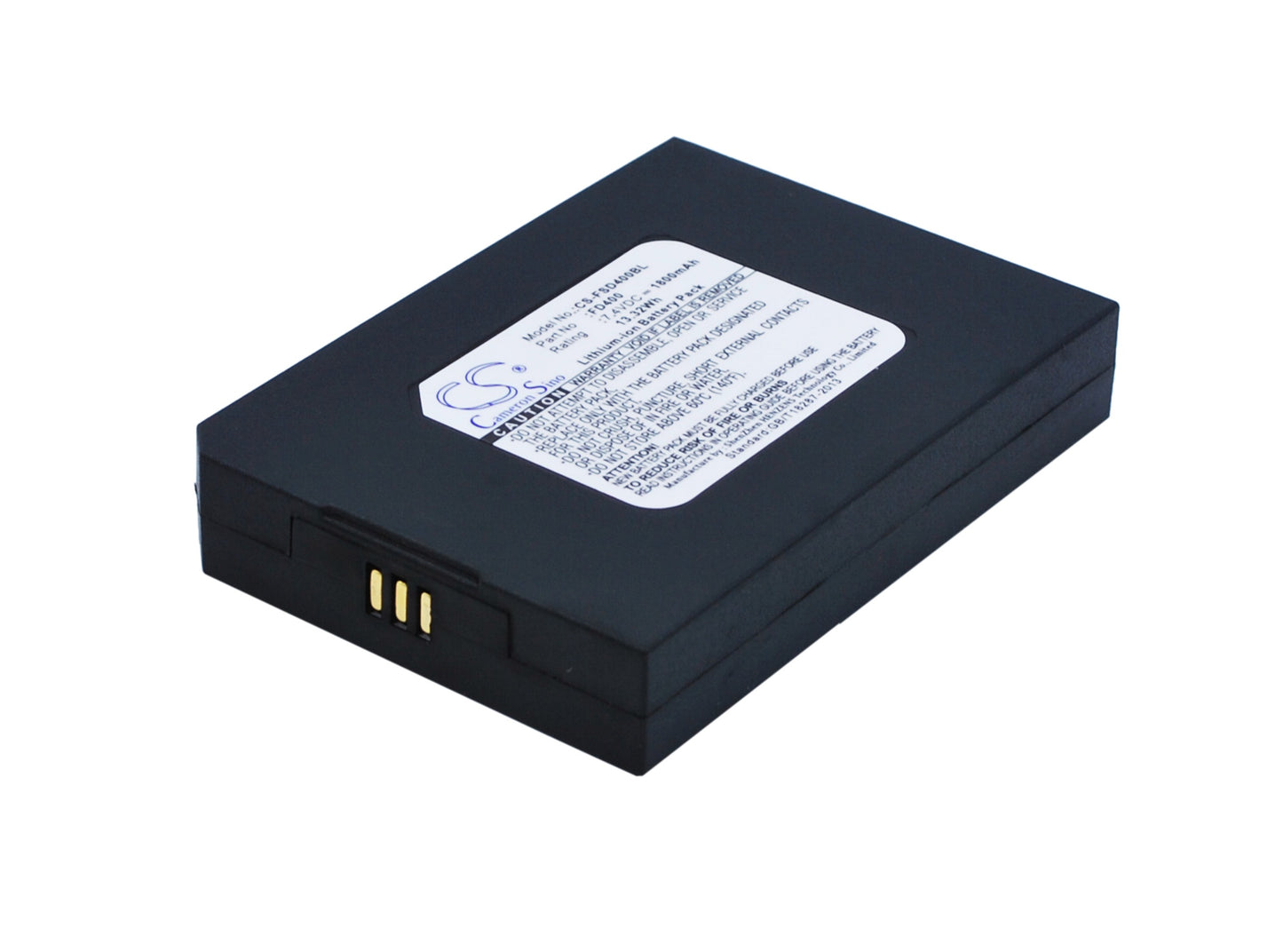 7.4V 1800mAh/13.32Wh Li-ion Payment Terminal Battery for FirstData