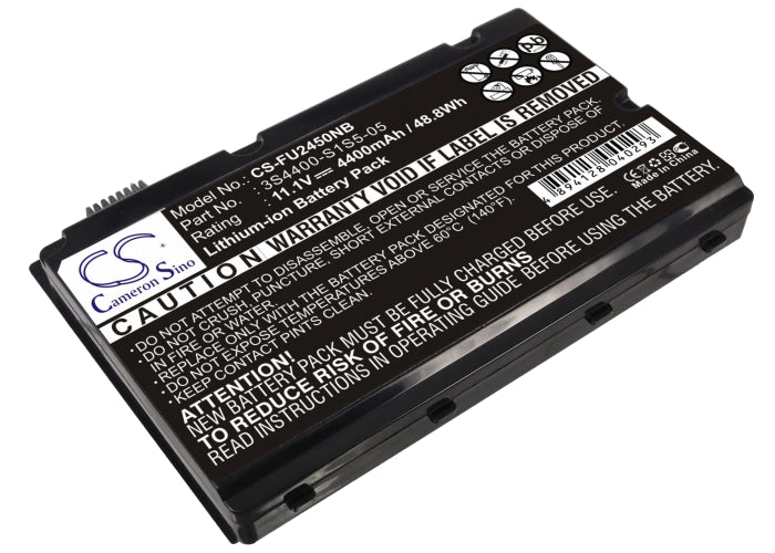 11.1V 4400mAh/48.84Wh Li-ion Notebook/Laptop Battery for Fujitsu