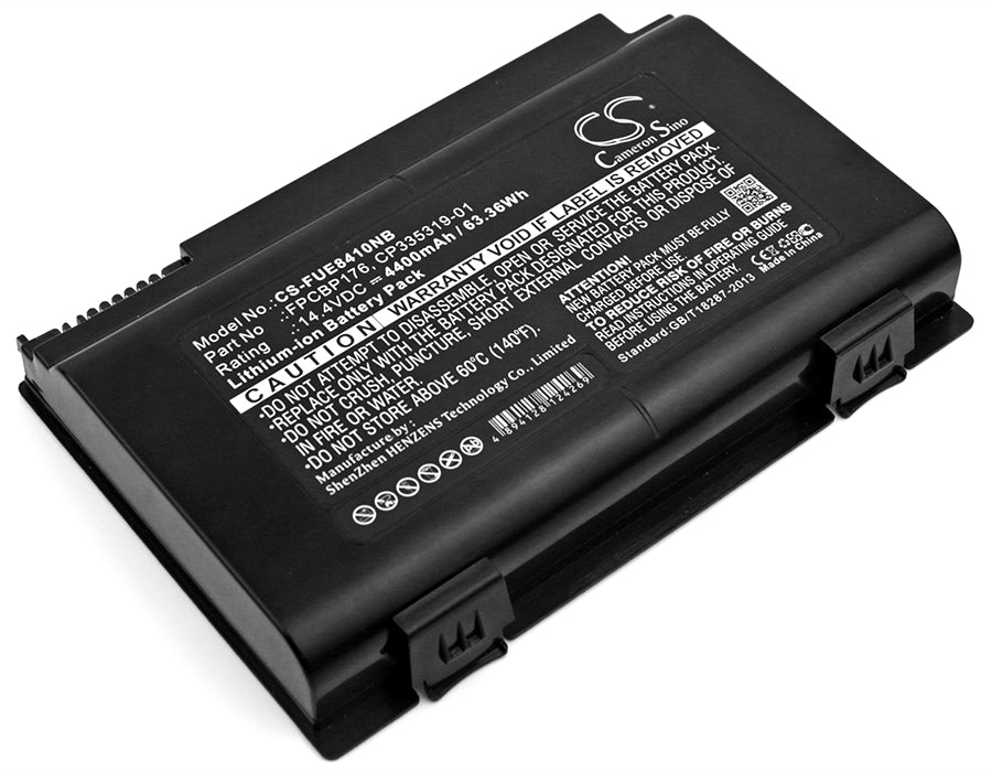 CS-FUE8410NB Replacement Battery – Compatible with Celsius H250, Celsius H700 Mobile Workstatio, Celsius H710 Mobile Workstatio, Celsius H910 Mobile Workstatio, Celsius H920, LifeBook A1220, LifeBook A1220 FUJITSU LifeBoo, LifeBook A6210, LifeBook A6220, LifeBook A6230, LifeBook AH530, LifeBook AH550, LifeBook E780, LifeBook E8410, LifeBook E8420, LifeBook E8420E, LifeBook E8420LA, LifeBook N7010, LifeBook NH570