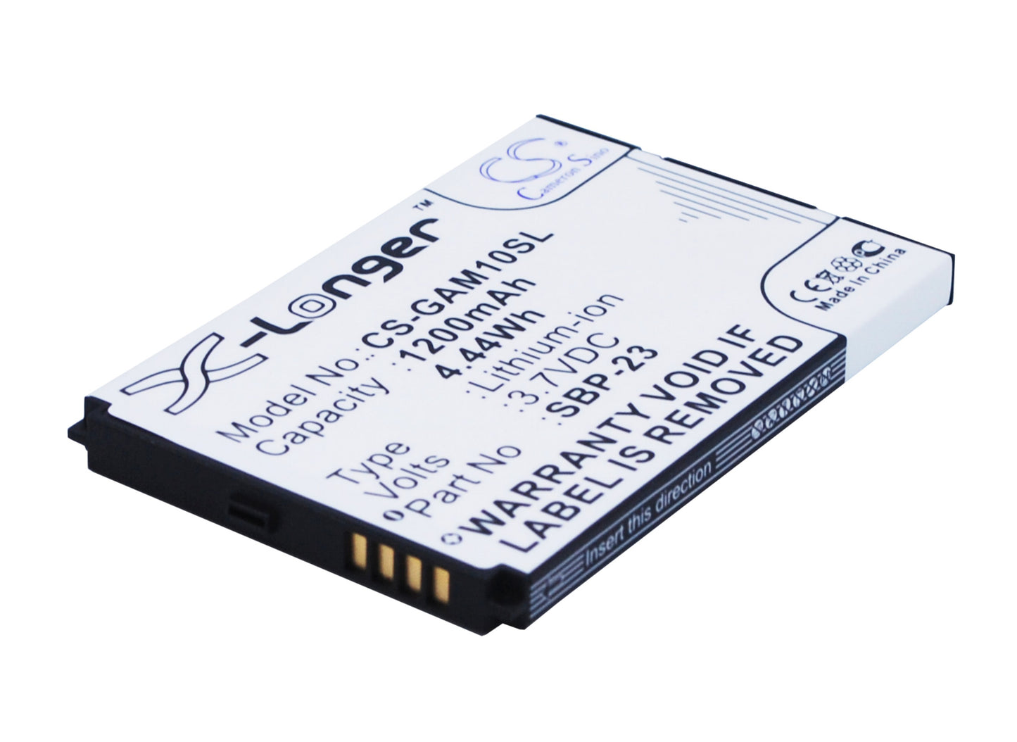 3.7V 1200mAh/4.44Wh Li-ion Mobile/SmartPhone Battery for Garmin-Asus