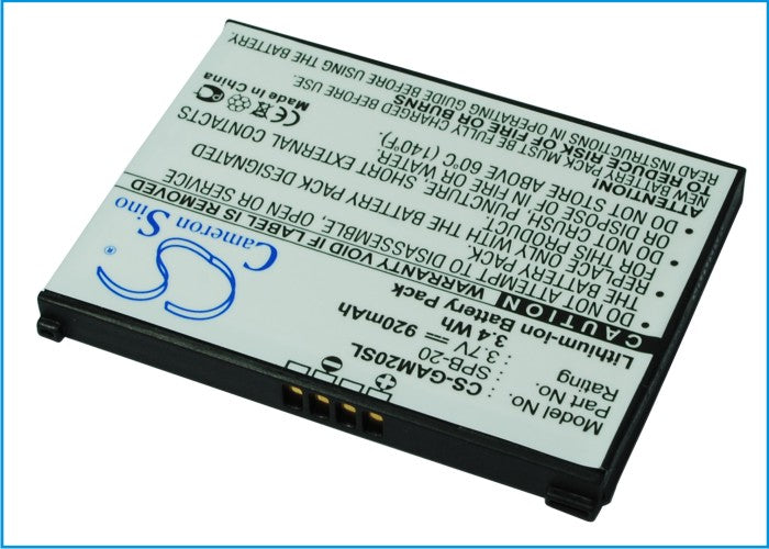 3.7V 920mAh/3.4Wh Li-ion Mobile/SmartPhone Battery for Garmin-Asus