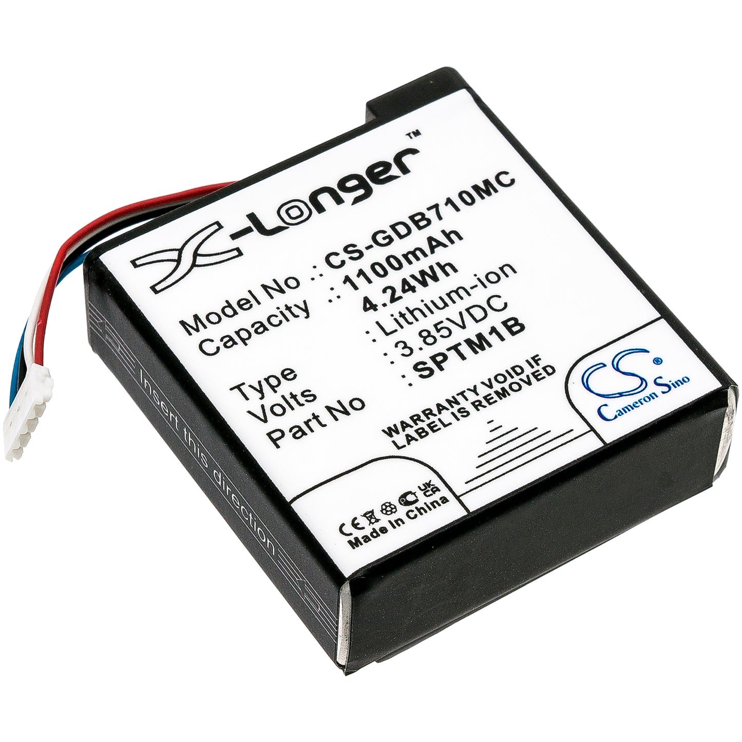 CS-GDB710MC Replacement Battery – Compatible with Hero 7 Silver, Hero 7 White