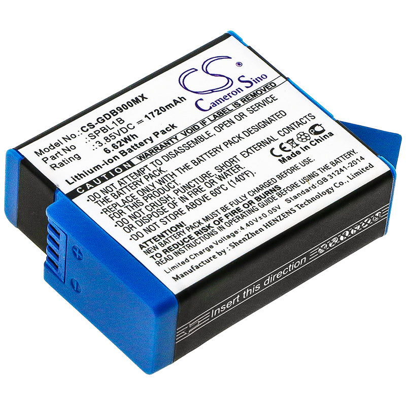 CS-GDB900MX Replacement Battery – Compatible with AHDBT-901, Hero 10, Hero 11, Hero 12, Hero 9
