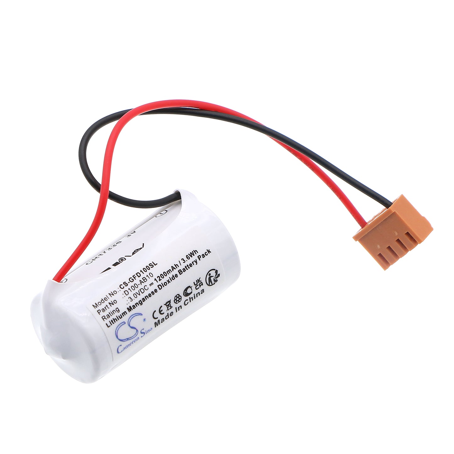 CS-GFD100SL Replacement Battery – Compatible with D100, D100 programmable logic contro, D100-AB10