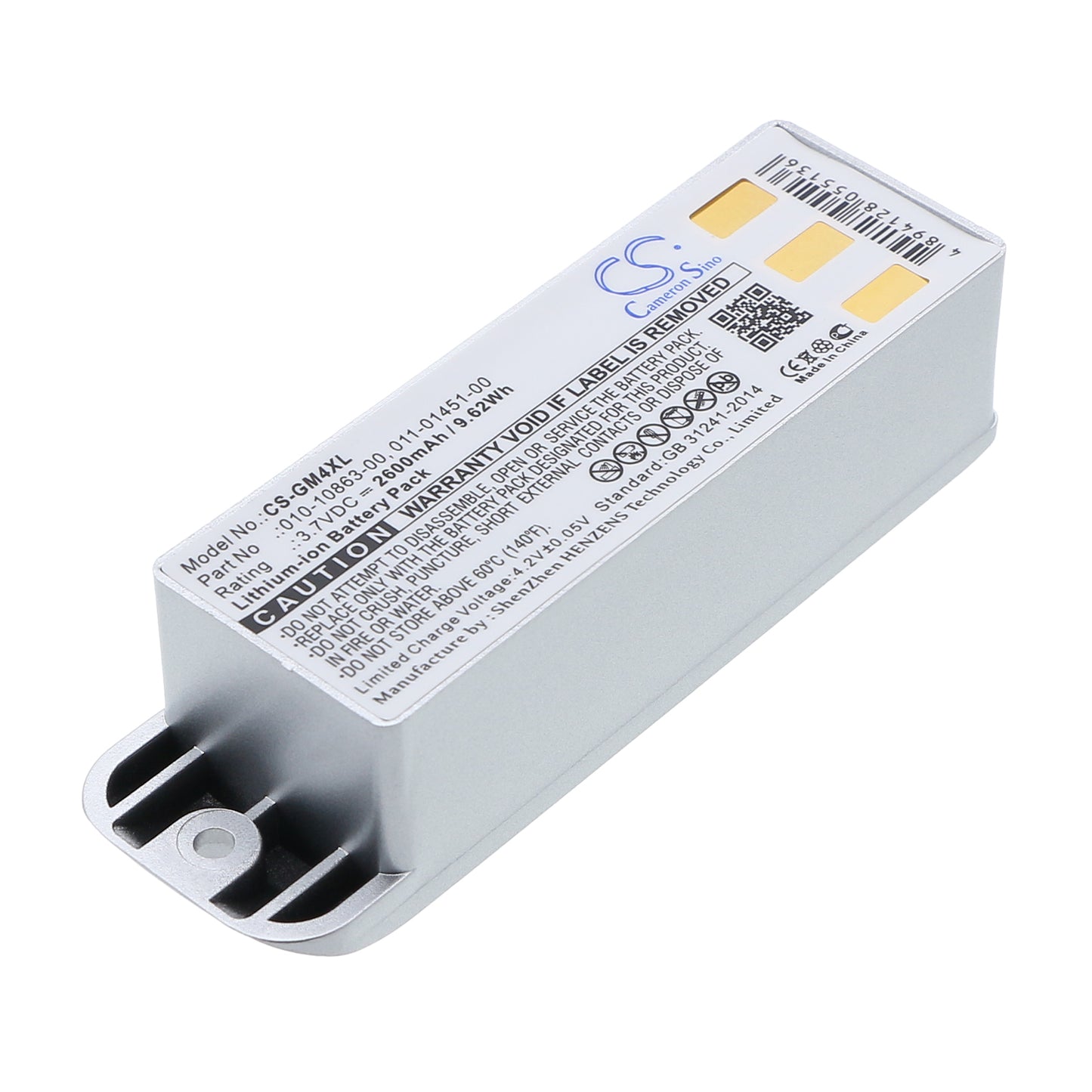 3.7V 2600mAh/9.62Wh Li-ion GPS/Navigator Battery for Garmin