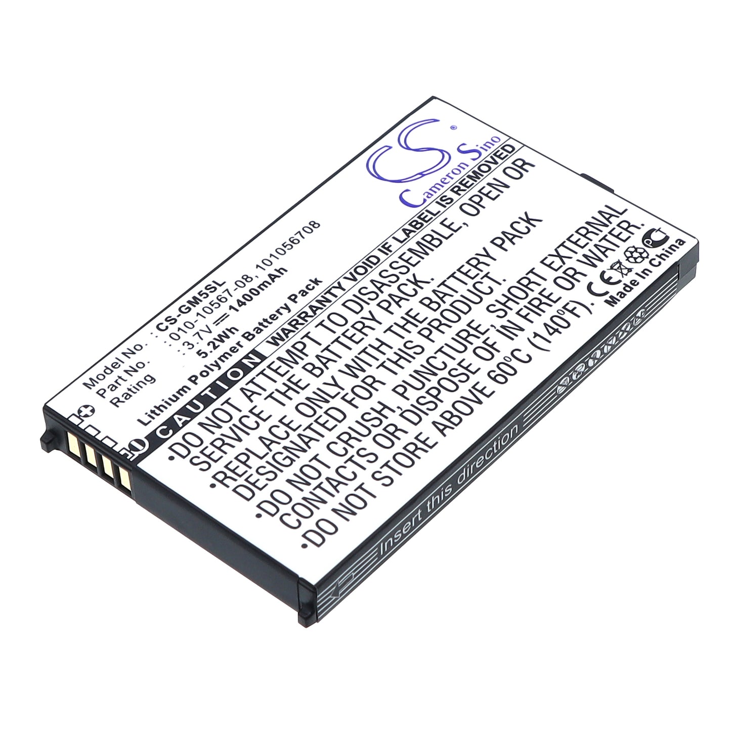3.7V 1400mAh Li-Polymer GPS/Navigator Battery for Garmin