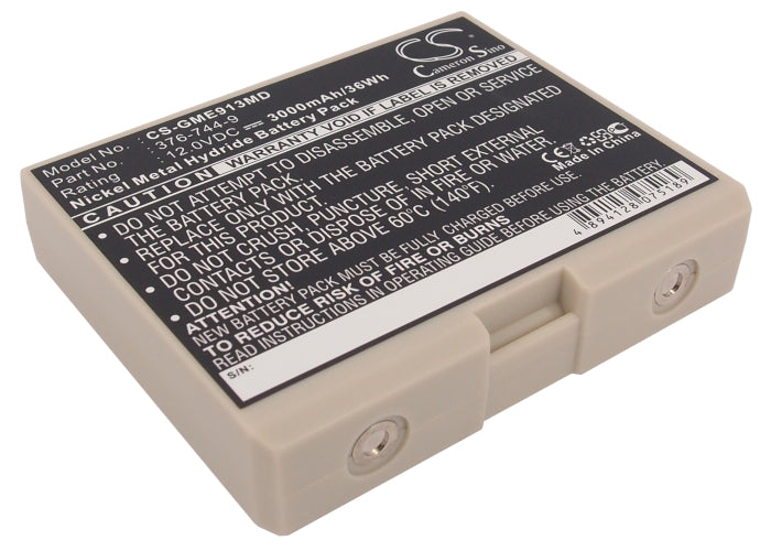 12V 3000mAh/36.00Wh Ni-MH Medical Battery for GE