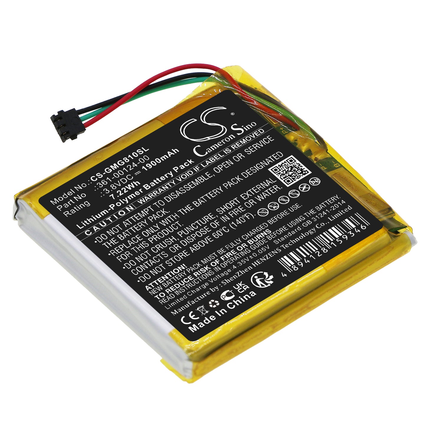 CS-GMG810SL Replacement Battery – Compatible with Approach G80