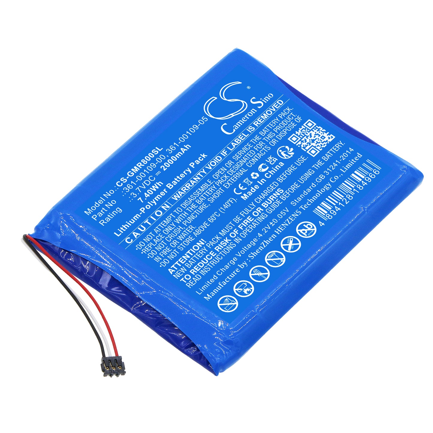 CS-GMR800SL Replacement Battery – Compatible with DEZL OTR800, DEZL OTR800 MT-S, Overlander