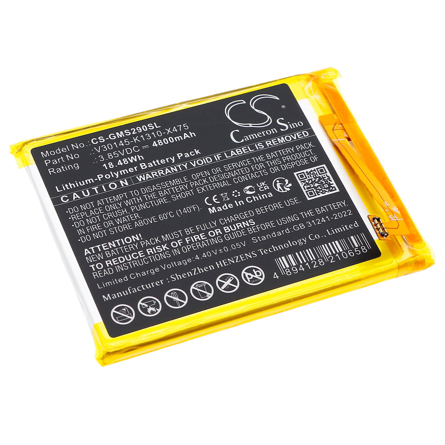 CS-GMS290SL Replacement Battery – Compatible with GS290