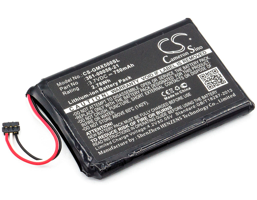 3.7V 750mAh/2.78Wh Li-ion GPS/Navigator Battery for Garmin