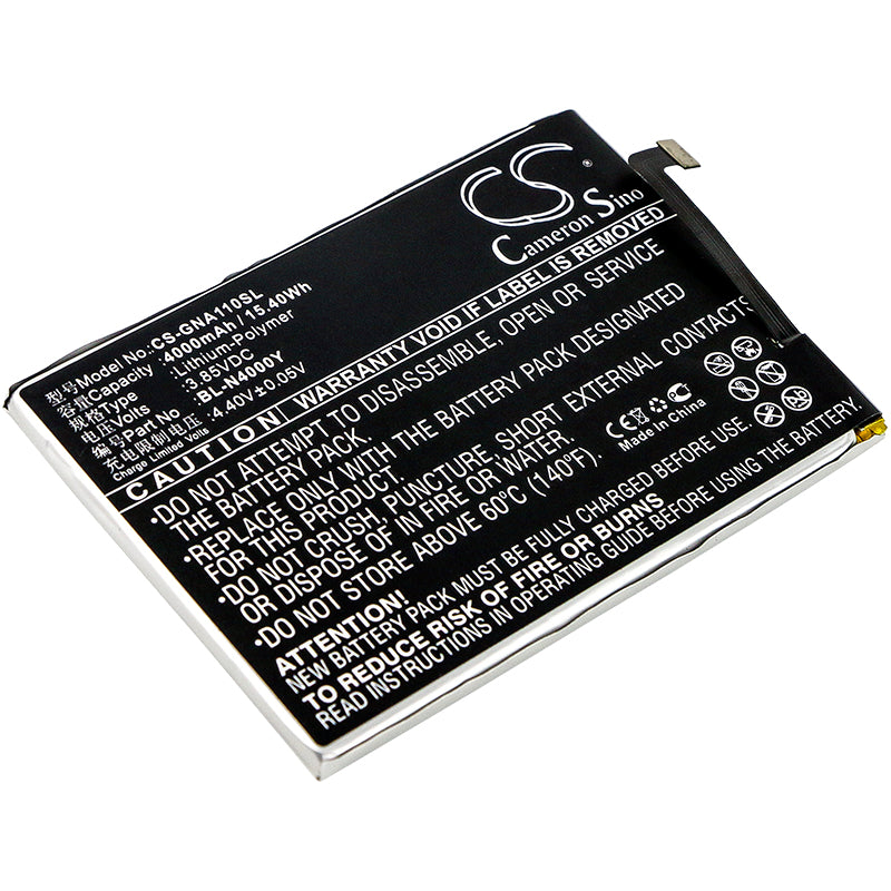 3.85V 4000mAh/15.40Wh Li-Polymer Mobile/SmartPhone Battery for GIONEE