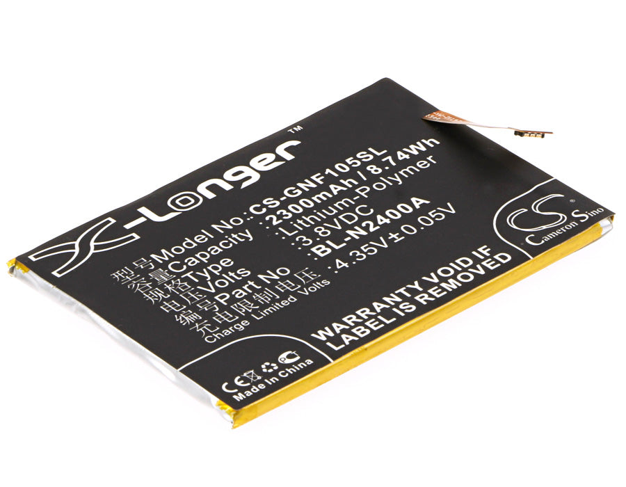 3.8V 2300mAh/8.74Wh Li-Polymer Mobile/SmartPhone Battery for GIONEE