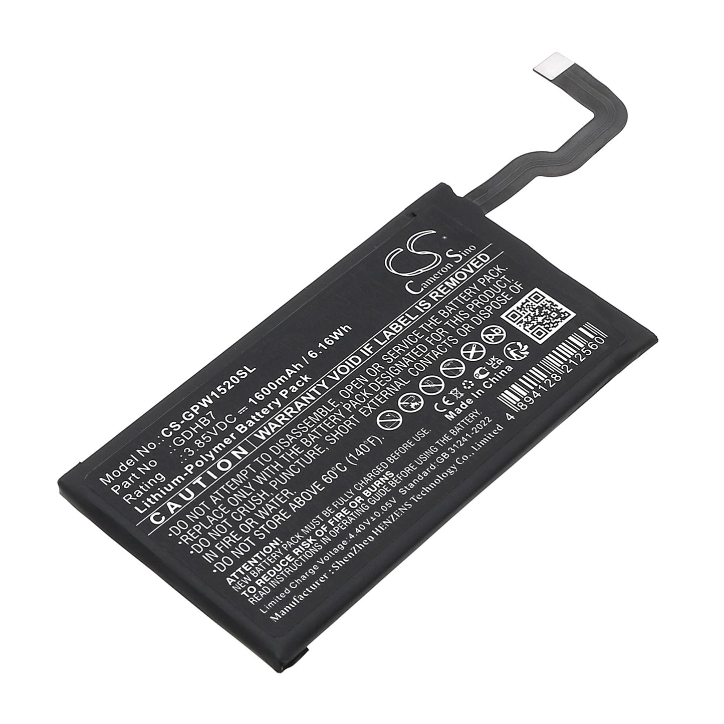 CS-GPW1520SL Replacement Battery – Compatible with GC15S, GGH2X, Pixel 9 Pro Fold