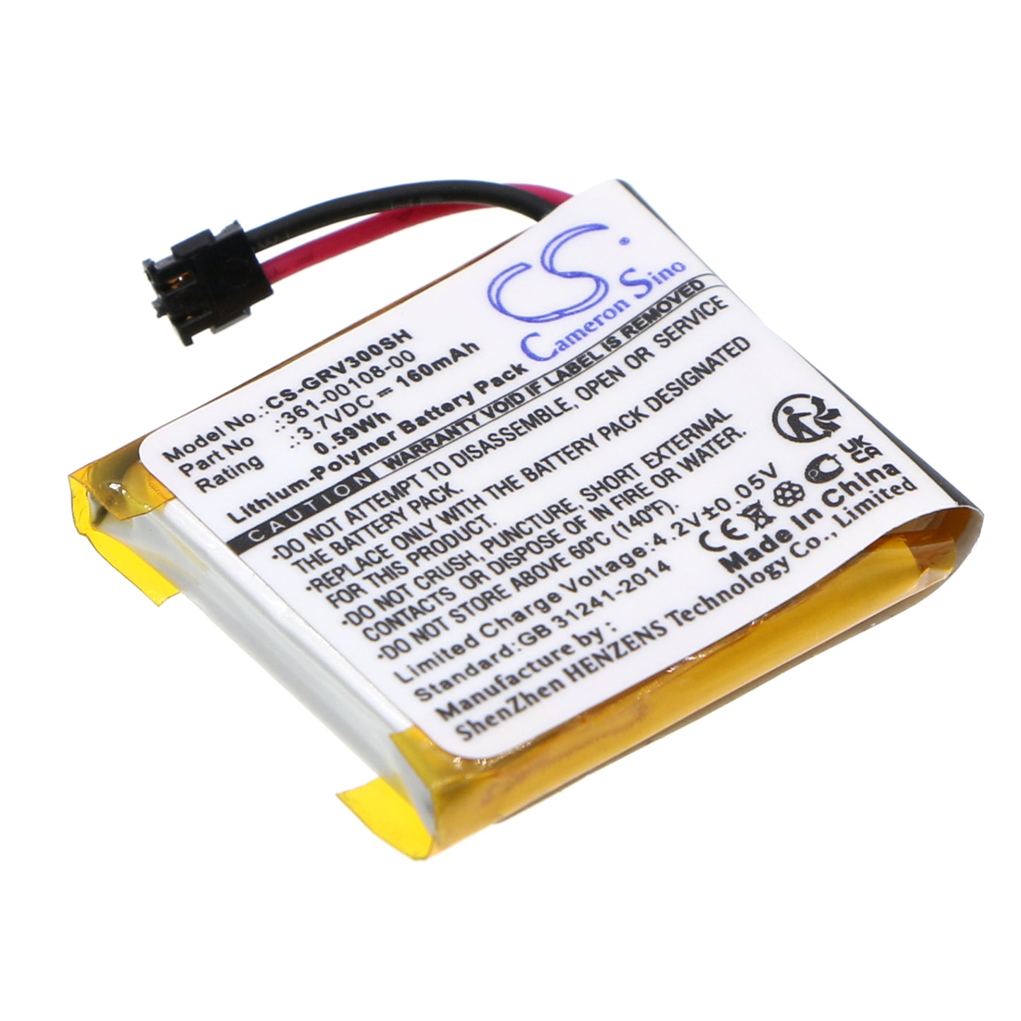 CS-GRV300SH Replacement Battery – Compatible with Vivoactive 3, Vivoactive 3 Music