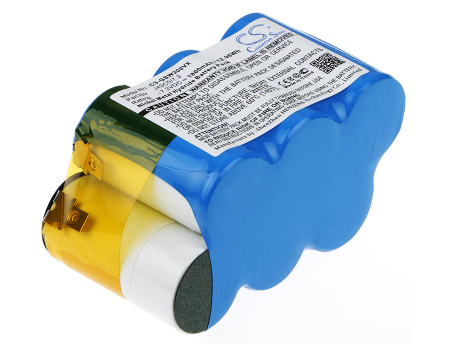 7.2V 1800mAh/12.96Wh Ni-MH Vacuum Battery for Gtech