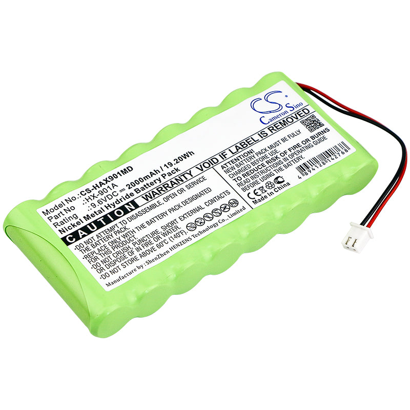 9.6V 2000mAh/19.20Wh Ni-MH Medical Battery for HUAXI
