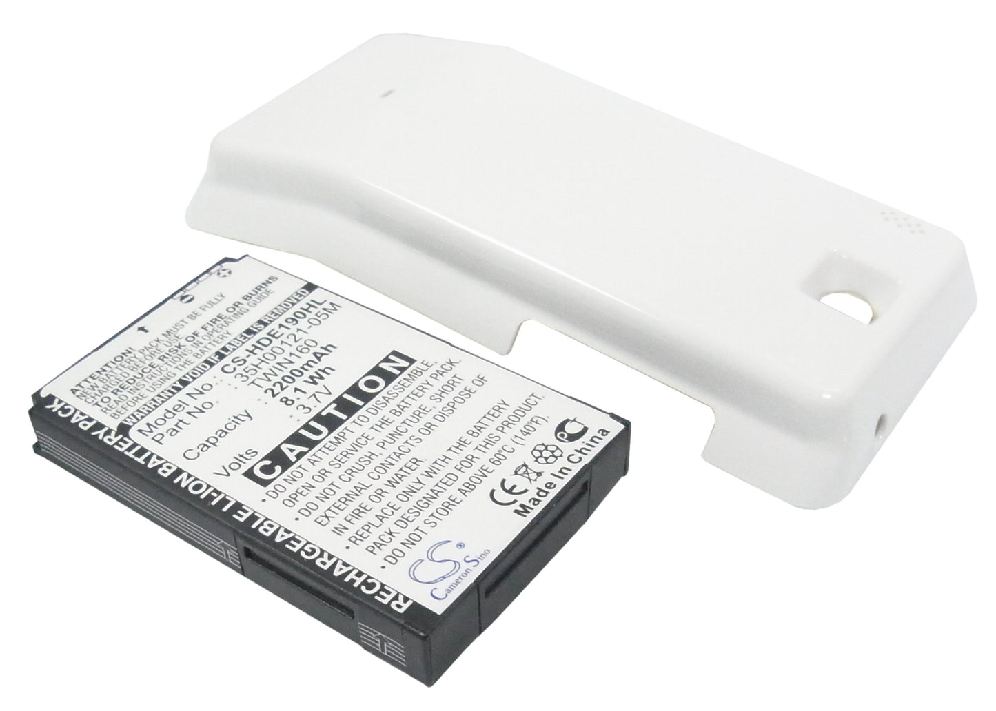 3.7V 2200mAh/8.14Wh Li-ion Mobile/SmartPhone Battery for DOPOD